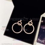 AAA Clone Piaget Jewelry - 925 Silver Possession 8 Rose Gold Earrings